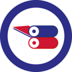 Roll blue and red
