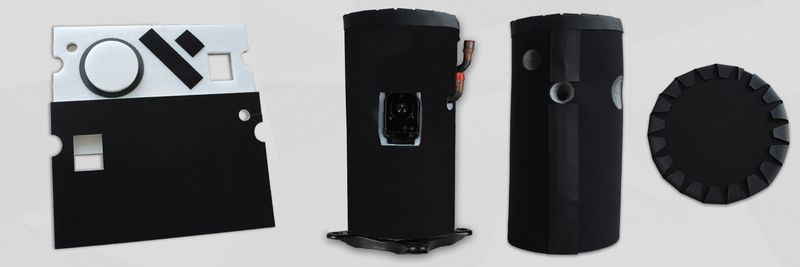 Cellofoam helps keep the noise level of compressors low